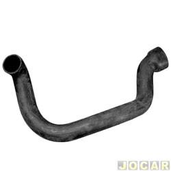 Mangueira do filtro de ar - Jahu - <b>Ford F-250 Cabine Simples XLT 4X2 3.9 MaxPower diesel de 2006 at 2012</b> - F-250/F-350/F-4000 1998 at 2012 - sada - cada (unidade) - 19259-3