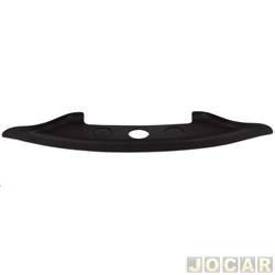 Almofada do para-choque - Tong Yang - <b>Ford F-250 Cabine Simples XLT 4X2 4.2 V6 gasolina de 1998 at 2003</b> - F250 1998 at 2007 - preta - traseiro - central - cada (unidade) - 19285