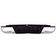 Para-choque traseiro - importado - Ford Ranger Cabine Simples XLS 4X2 2.5 16V cmbio manual Flex de 2012 at 2016 - Ranger 2013 at 2023 - sem furo para sensor completo - cromado - cada (unidade) - 22458