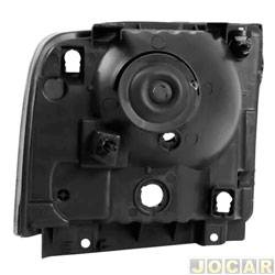 Carcaa do farol - importado - <b>Ford F-250 Cabine Simples XLT 4X2 3.9 MaxPower diesel de 2006 at 2012</b> - F250 2006 at 2012 - lado do passageiro - cada (unidade) - 22752