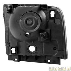 Carcaa do farol - importado - <b>Ford F-250 Cabine Simples XLT 4X2 3.9 MaxPower diesel de 2006 at 2012</b> - F250 2006 at 2012 - lado do motorista - cada (unidade) - 22753