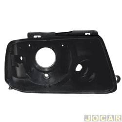 Carcaa do farol - importado - <b>Ford Ranger Cabine Simples XLS 4X2 3.0 Turbo-IC PowerStroke diesel de 2005 at 2009</b> - Ranger 2005 at 2009 - lado do passageiro - cada (unidade) - 23478