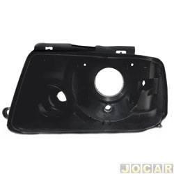 Carcaa do farol - importado - <b>Ford Ranger Cabine Simples XLS 4X2 3.0 Turbo-IC PowerStroke diesel de 2005 at 2009</b> - Ranger 2005 at 2009 - lado do motorista - cada (unidade) - 23477