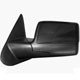 Retrovisor externo - importado - Ford Ranger Cabine Simples XLS 4X2 2.3 Duratec 16V gasolina de 2009 at 2012 - Ranger 2010 at 2012 - controle manual - preto - lado do motorista - cada (unidade) - 26749