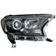 Farol principal - TYC - Ford Ranger Cabine Dupla FX4 4X4 3.2 20V TDCi automtico diesel de 2022 at 2023 - Ranger 2016 at 2023 - eltrico - com motor e projetor mscara negra - lado do passageiro - cada (unidade) - 27490