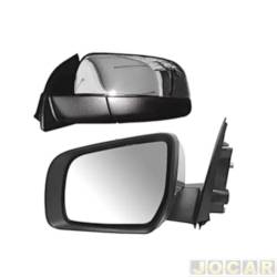 Retrovisor externo - Metagal - Ranger 2012 at 2023 - eltrico com capa cromada - lado do motorista - cada (unidade) - RFYE07CE