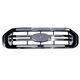 Grade dianteira - Tong Yang - Ford Ranger Cabine Dupla XLS 4X2 2.2 cmbio manual diesel de 2019 at 2023 - Ranger 2020 at 2023 - sem o nome RANGER - preto e cromado - cada (unidade) - 30866
