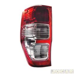 Lanterna traseira principal - alternativo - Fitam - <b>Ford Ranger Cabine Simples XLS 4X2 2.5 16V cmbio manual Flex de 2012 at 2016</b> - Ranger 2013 at 2016 - fundo escuro - lado do motorista - cada (unidade) - 31173NE