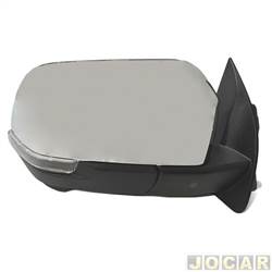 Retrovisor externo - Metagal - Ranger 2023 em diante - elet/pisca/retra/power fold/sensor ponto cego/temper/camera - cromado - lado do passageiro - cada (unidade) - RFAER4CE