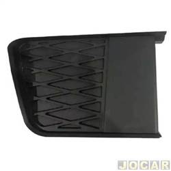 Grade (moldura) lateral do para-choque - importado - <b>Ford Ranger Cabine Dupla XLS 4X2 2.3 Duratec 16V gasolina de 2009 at 2012</b> - Ranger 2010 em diante - sem furo - lado do passageiro - cada (unidade) - 32852