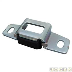 Batente da fechadura do cap traseiro - Ori - <b>Ford Ranger Cabine Simples XLS 4X2 2.3 Duratec 16V gasolina de 2005 at 2009</b> - Ranger/Courier 1994 at 2012 - tampa caamba - lado do passageiro/motorista - cada (unidade) - 20354