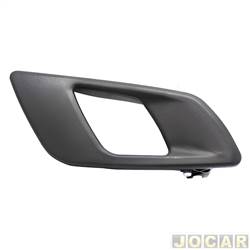 Maaneta interna da porta - Ori - <b>Ford Ranger Cabine Simples XLS 4X2 2.5 16V cmbio manual Flex de 2012 at 2016</b> - Ranger 2013 at 2019 - preta - lado do passageiro - cada (unidade) - 20386