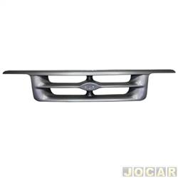 Grade dianteira - Tong Yang - <b>Ford Ranger Cabine Simples Splash 4X2 4.0 V6 gasolina - importado de 1995 at 1996</b> - Ranger 1995 at 1998 - cinza - cada (unidade) - 15638