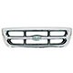 Grade dianteira - alternativo - Ford Ranger Cabine Simples XLT 4X2 4.0 V6 gasolina de 1998 at 2000 - Ranger 4x2 1998 at 2004 - cromada - cada (unidade)