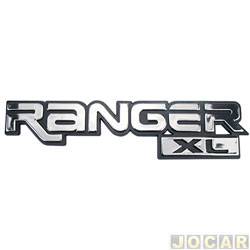 Letreiro - alternativo - Ranger 1994 até 2012 - Ranger XL - prata - cada (unidade)