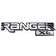 Letreiro - alternativo - Ranger 1994 at 2012 - "Ranger XL" - prata - cada (unidade)