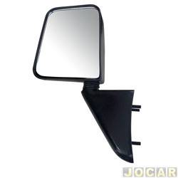 Retrovisor externo - alternativo - F-1000 1989 at 1992 - fixo (sem controle) - preto - lado do motorista - cada (unidade)