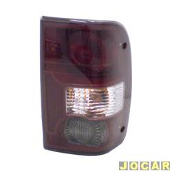 Lanterna traseira principal - Original Ford - <b>Ford Ranger Cabine Simples XLS 4X2 3.0 Turbo-IC PowerStroke diesel de 2005 at 2009</b> - Ranger 2004 at 2009 - lado do passageiro - cada (unidade) - 51.5513B504BA