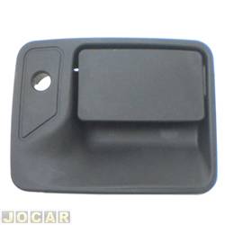 Maaneta externa da porta - <b>Ford F-250 Cabine Simples XLT 4X2 3.9 MaxPower diesel de 2006 at 2012</b> - F250/350 1998 at 2011 - preta - lado do motorista - cada (unidade)