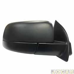 Retrovisor externo - Metagal - <b>Ford Ranger Cabine Simples XLS 4X2 2.5 16V cmbio manual Flex de 2012 at 2016</b> - Ranger 2012 at 2016 - eltrico - preto - lado do passageiro - cada (unidade) - RFUE04CE