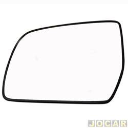 Lente do retrovisor com base - Metagal - Ranger 2013 at 2016 - lado do motorista - cada (unidade) - RFUM07