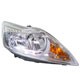 Farol principal - TYC - Ford Focus Hatch Titanium 2.0 16V Flex de 2010 at 2013 - Focus hatch/sedan 2009 at 2013 - pisca mbar - eltrico com motor - sem projetor - cromado - lado do passageiro - cada (unidade) - 16184