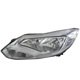 Farol principal - TYC - Ford Focus Hatch Titanium Plus 2.0 16V PowerShift Flex de 2013 at 2015 - Focus 2013 at 2015 - eltrico com motor - cromado - lado do motorista - cada (unidade) - 21029