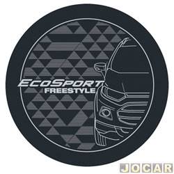 Capa de estepe - Comix Acessrios - EcoSport 2005 at 2012 "FreeStyle" - preta - cada (unidade) - CC606