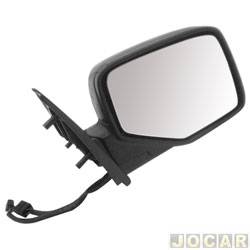 Retrovisor externo - importado - <b>Ford EcoSport XLT FreeStyle 2.0 16V Flex de 2008 at 2011</b> - EcoSport 2003 at 2012 - eltrico - capa cromada - lado do passageiro - cada (unidade) - 17432