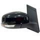 Retrovisor externo - importado - Ford Focus Sedan Titanium 2.0 16V Flex de 2010 at 2013 - Focus 2008 at 2013 - eltrico - com pisca - preto - lado do passageiro - cada (unidade) - VM6304EHPAR