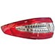 Lanterna traseira principal - TYC - Ford Fusion 2.5 16V Flex 4P de 2012 at 2016 - Fusion 2013 at 2016 - canto com led - lado do motorista - cada (unidade) - 23195