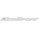Letreiro - alternativo - Ford EcoSport Titanium 2.0 16V Flex PowerShift de 2012 at 2017 - EcoSport 2012 em diante - "EcoSport" - capa do estepe rgida - cada (unidade)
