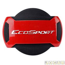 Capa de estepe - Maron - <b>Ford EcoSport Titanium 2.0 16V Flex PowerShift de 2012 at 2017</b> - EcoSport 2013 at 2021 - Vermelho Arpoador - parcial - cada (unidade) - PEC-030