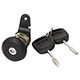 Cilindro da chave da porta - Ford Fiesta Hatch Class 1.0 mpi 2P de 1999 at 2000 - Fiesta hatch 1996 at 2002 - sedan 2001 at 2004 - Ka 1997 at 2007 - Courier 1996 at 2013 - com chave - preto - lado do passageiro - cada (unidade)