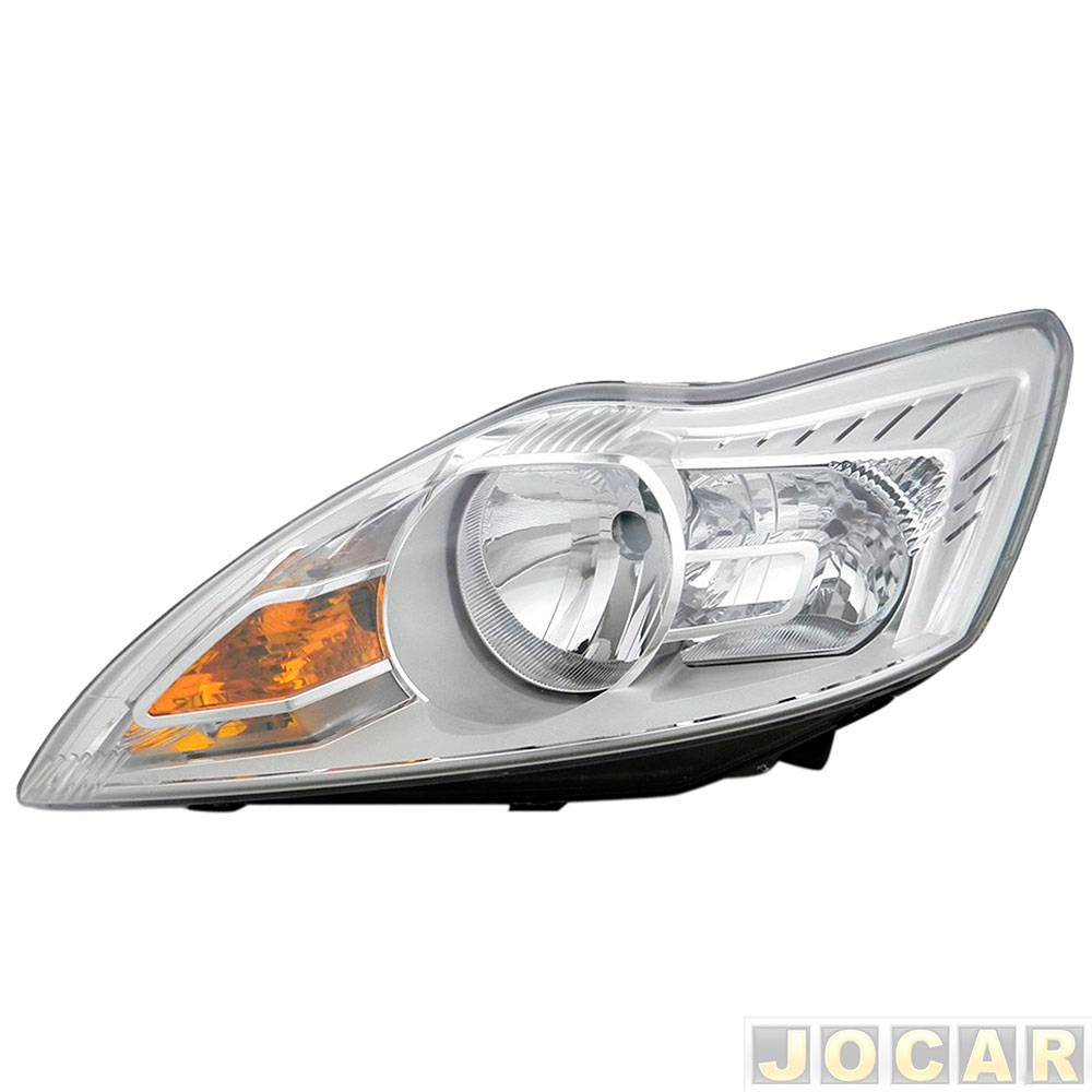 Farol principal - Depo - Focus hatch/sedan 2009 até 2013 - elétrico com projetor - entrada xenon - lado do motorista - cada (unidade) - 24531