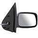 Retrovisor externo - importado - Ford Courier L 1.6 mpi de 1999 at 2007 - Courier 1997 at 2013 - com controle manual - preto - lado do passageiro - cada (unidade) - 21182