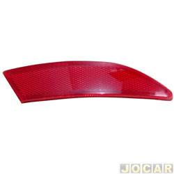 Lanterna do para-choque - TYC - <b>Ford Focus Sedan Titanium Plus 2.0 16V PowerShift Flex de 2013 at 2015</b> - Focus sedan 2014 em diante - traseira refletor - lado do passageiro - cada (unidade) - 21916