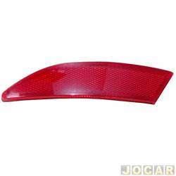 Lanterna do para-choque - TYC - <b>Ford Focus Sedan Titanium Plus 2.0 16V PowerShift Flex de 2013 at 2015</b> - Focus sedan 2014 em diante - traseira refletor - lado do motorista - cada (unidade) - 21917
