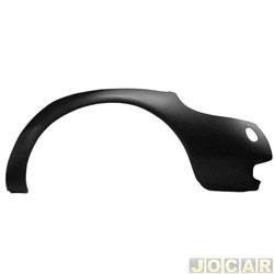 Para-choque dianteiro - alternativo - <b>Ford Ka GL Tecno 1.0 mpi de 1999 at 2000</b> - Ka 1997 at 2001 - azul - lado do passageiro - cada (unidade)