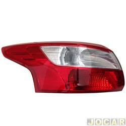 Lanterna traseira principal - importado - <b>Ford Focus Sedan Titanium 2.0 16V PowerShift Flex de 2013 at 2015</b> - Focus sedan 2014 at 2015 - canto - lado do motorista - cada (unidade) - 352407