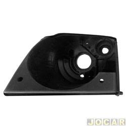 Carcaa do farol - importado - <b>Ford EcoSport XLS 1.6 8V Flex de 2005 at 2007</b> - EcoSport 2003 at 2007 - lado do motorista - cada (unidade) - 23473