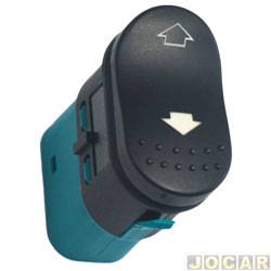 Interruptor do vidro - alternativo - Ospina - Ford Focus Hatch GL 1.6 8V de 2003 at 2007 - Focus 2000 at 2009 - simples - com 6 pinos - cada (unidade) - 021119