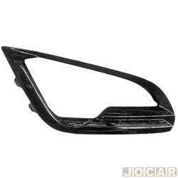 Grade (moldura) lateral do para-choque - importado - <b>Ford EcoSport FreeStyle Plus 1.5 12V cmbio automrico 6 marchas Flex de 2018 at 2019</b> - EcoSport 2017 at 2019 - para pintar - lado do passageiro - cada (unidade) - 27354