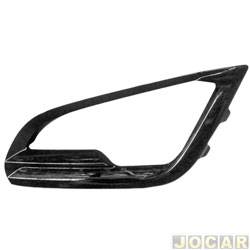 Grade (moldura) lateral do para-choque - importado - <b>Ford EcoSport FreeStyle Plus 1.5 12V cmbio automrico 6 marchas Flex de 2018 at 2019</b> - EcoSport 2017 at 2019 - para pintar - lado do motorista - cada (unidade) - 27353