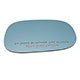 Lente do retrovisor sem base - Flabeg (Refil) - Ford Ka GL Class 1.0 mpi de 2004 at 2007 - Ka 1997 at 2007 - encaixe para retrovisor Ficosa - azul - lado do passageiro - cada (unidade) - 1132