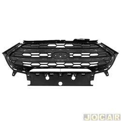 Grade dianteira - importado - <b>Ford EcoSport Titanium 2.0 16V cmbio automtico 6 marchas Flex de 2017 at 2019</b> - EcoSport 2017 at 2019 - preta - cada (unidade) - 28057