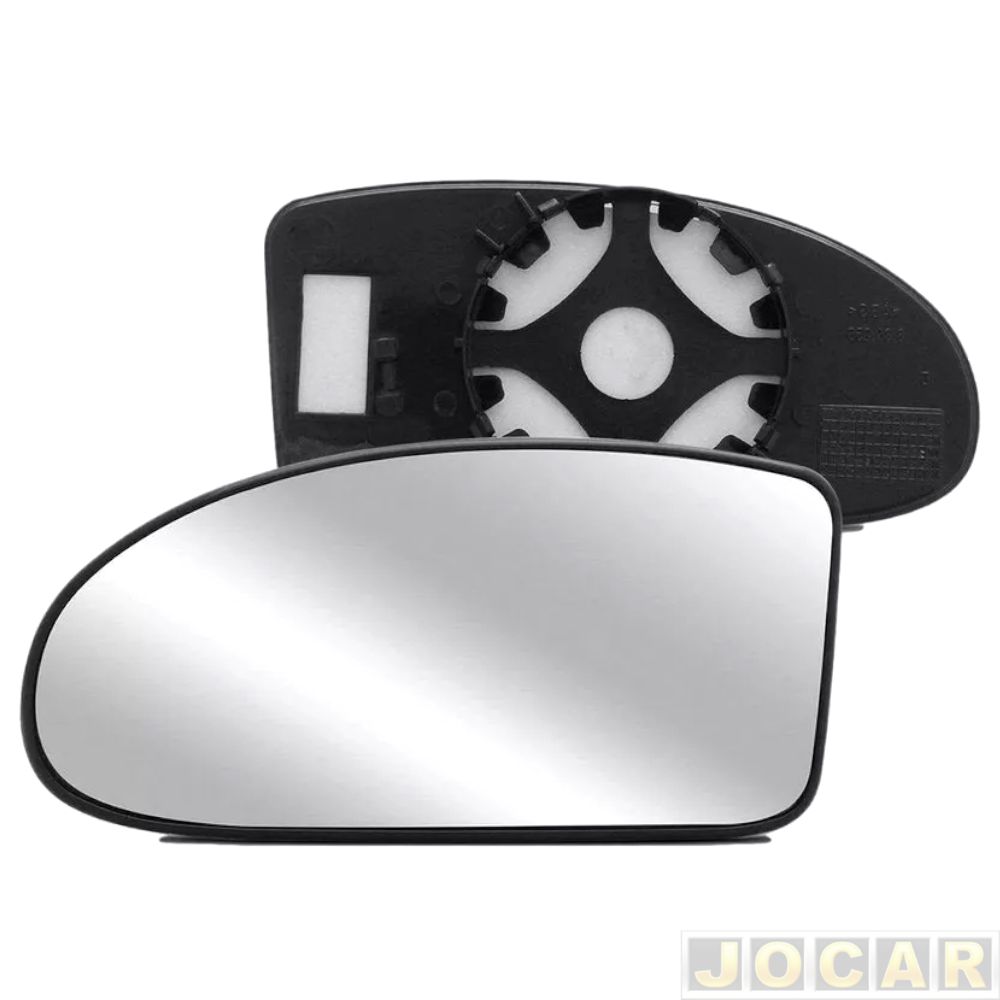 Lente do retrovisor com base - Troque Fácil - Focus 2000 até 2008 - lado do motorista - cada (unidade) - 6480M