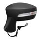Retrovisor externo - SMR - Ford EcoSport Titanium 1.6 16V Flex PowerShift de 2015 at 2016 - EcoSport 2013 at 2021 - eltrico com pisca - lente asfrica liso - preto - lado do motorista - cada (unidade) - MA5005