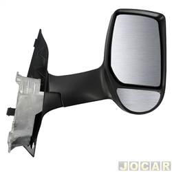 Retrovisor externo - importado - Transit 2008 at 2014 - sem controle manual - brao longo - preto - lado do passageiro - cada (unidade) - 32744
