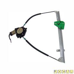 Mquina de vidro - <b>Ford Fiesta Hatch GL 1.0 mpi 2P de 2000 at 2002</b> - Fiesta 2 portas 1996 at 2002 - Courier 1996 at 2013 - eltrica com motor - lado do passageiro - cada (unidade)